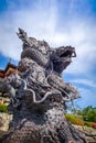 Dragon statue in front of the kiyomizu-dera temple, Kyoto, Japan Royalty Free Stock Photo