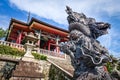 Dragon statue in front of the kiyomizu-dera temple, Kyoto, Japan Royalty Free Stock Photo