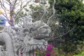 Dragon statue inside the Chua Linh Ung temple in Danang, Vietnam Royalty Free Stock Photo