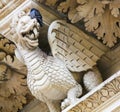 Dragon statue at the Santa Croce baroque church in Lecce Royalty Free Stock Photo