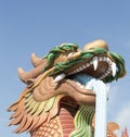 Dragon statue in Suphanburi, Thailand