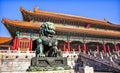 Dragon Statue Tai He Gate Forbidden City Palace Beijing China Royalty Free Stock Photo