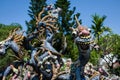 Dragon statue at temlle in Hoi An, Vietnam.