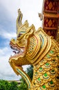 Dragon statue in Wat Phra Singh temple, Chiang Mai, Thailand Royalty Free Stock Photo
