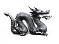 Dragon stature in stone Royalty Free Stock Photo