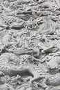Dragon stone carving Royalty Free Stock Photo