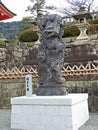Dragon Stone Carving at Kiyomizudera, Kyoto, Japan