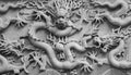 Dragon stone carving Royalty Free Stock Photo