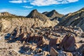 Dragon Tail, Colas de Dragon in Tabernas Desert in Almeria, Spain