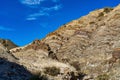 Dragon Tail, Colas de Dragon in Tabernas Desert in Almeria, Spain Royalty Free Stock Photo