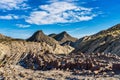 Dragon Tail, Colas de Dragon in Tabernas Desert in Almeria, Spain Royalty Free Stock Photo