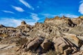 Dragon Tail, Colas de Dragon in Tabernas Desert in Almeria, Spain