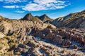 Dragon Tail, Colas de Dragon in Tabernas Desert in Almeria, Spain