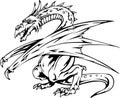 Dragon tattoo Royalty Free Stock Photo