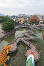 Dragon And Tiger Pagodas at Lotus Pond, Kaohsiung, Taiwan. Royalty Free Stock Photo