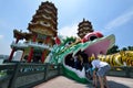 Dragon and Tiger Pagodas Royalty Free Stock Photo