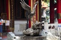 Dragon tortoise and Vermilion Bird statues four celestial animals of Chinese mythology guardian