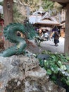 Dragon water, arakura sengen ?, mount Fuji, Tokyo, japan