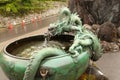 Dragon water fountain in Nikko, Japan