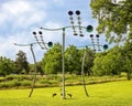 `Dragonflies`, a kinetic sculpture by David Hickman in the Arlington Sculpture Garden at Meadowbrook Park.