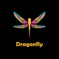 dragonfly abstract logo