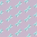 dragonfly abstract figures, vector seamless simple pattern Royalty Free Stock Photo