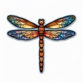 Dragonfly clipart stickers