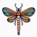 Dragonfly clipart stickers