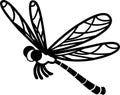 Dragonfly Logo Vector Design