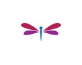 Dragonfly logo vector