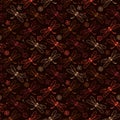 Dragonfly Pattern Background With Brown Color
