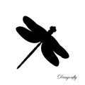 Dragonfly silhoutte clipart