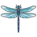 Dragonfly, Stylized Art Nouveau, Gothic Inspiration, Symmetric Elegance, Ethereal Beauty