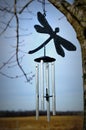 Dragonfly Wind Chimes Royalty Free Stock Photo