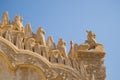 Dragons of the Buddhist temple of Ananda Phaya. Bagan