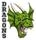 Dragons Mascot Royalty Free Stock Photo