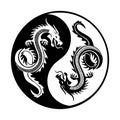 Yin yang dragons