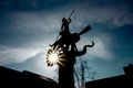 Dragonslayer monument in Germany / Hattingen Royalty Free Stock Photo