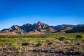 Dragoon Mountains from Middlemarch Road Royalty Free Stock Photo