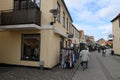 Dragor small fishing habour and small business town in Denmark Royalty Free Stock Photo