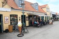 Dragor small fishing habour and small business town in Denmark Royalty Free Stock Photo