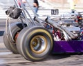 Dragster Burn Out Royalty Free Stock Photo