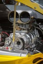 Dragster engine Royalty Free Stock Photo