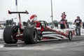 Dragster ready to start Royalty Free Stock Photo