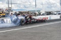 Dragster smoke show Royalty Free Stock Photo