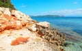 Dragunara cove rocks Royalty Free Stock Photo