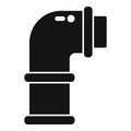 Drain equipment icon simple vector. Service plumber