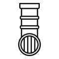 Drain pipe icon outline vector. Service plumber