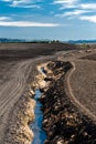 Drainage Canal Royalty Free Stock Photo