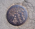 Drainage cover at Shirakawa-go village, Japan 8